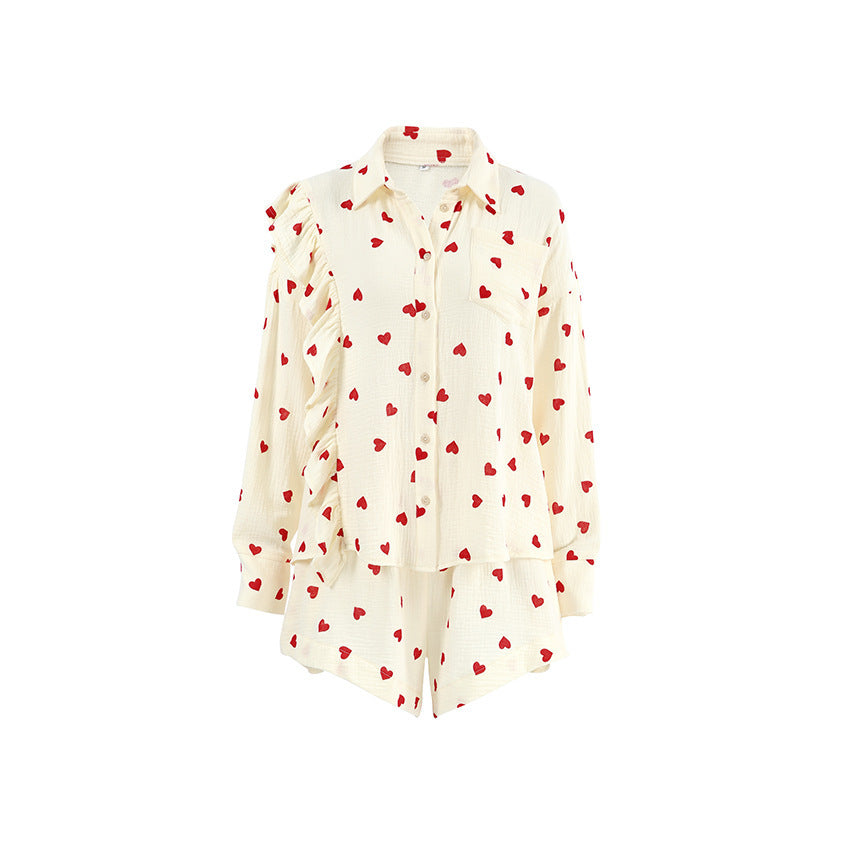 Top Shorts Two-piece Pajamas Women - Berlure