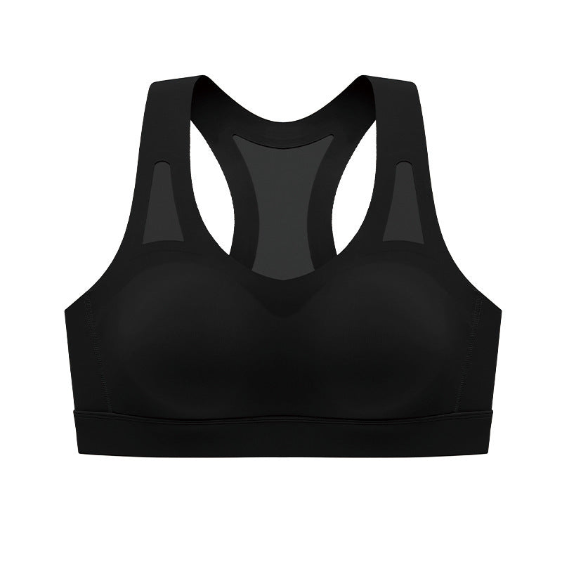 Summer Sports Underwear Running Shockproof Fitness Outerwear One-piece Cup Yoga Bra - Berlure