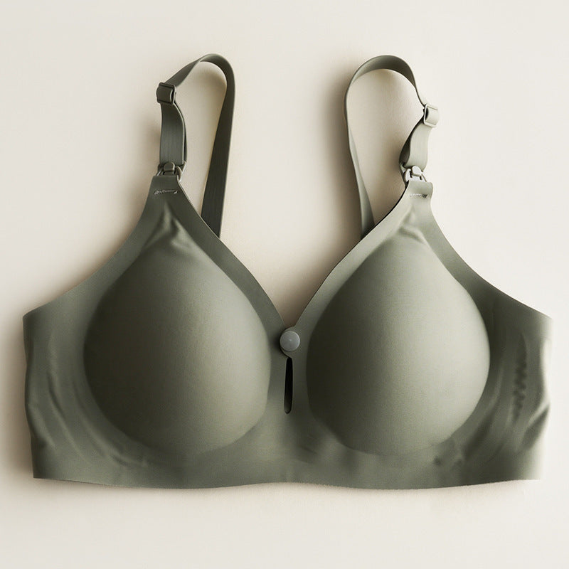 Maternity Underwear Nursing Push Up Bras Postpartum Feeding Front Buckle - Berlure