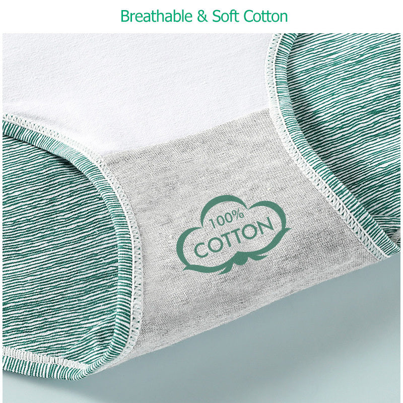 4 Pcs Combo Cotton high-waist panties - Berlure