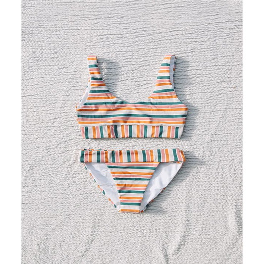 Striped swimsuit women - Berlure