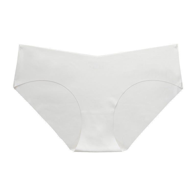 Seamless One-piece Women's Briefs Nude Cotton Low-waist Underwear Women - Berlure