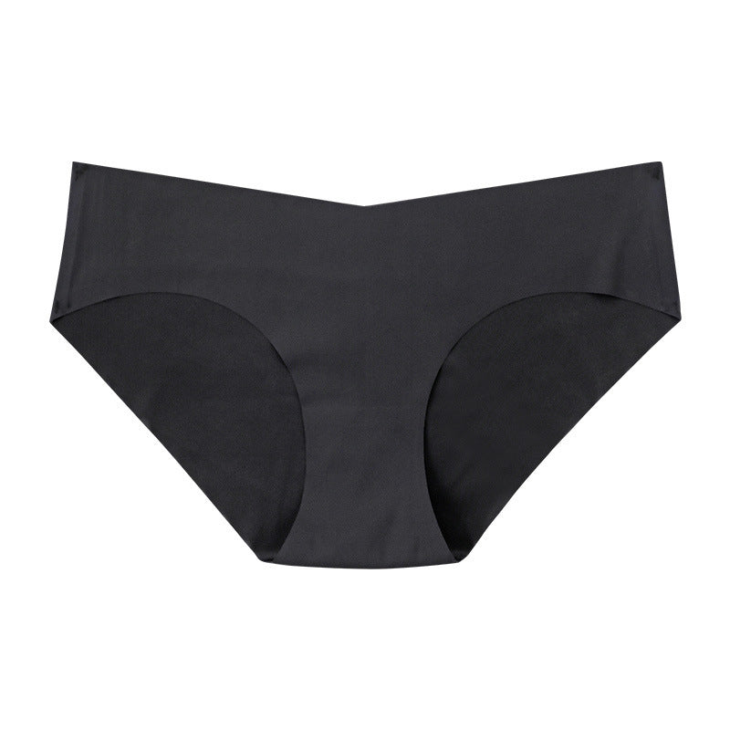 Seamless One-piece Women's Briefs Nude Cotton Low-waist Underwear Women - Berlure
