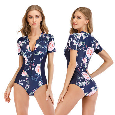 Surf suit one-piece swimsuit - Berlure