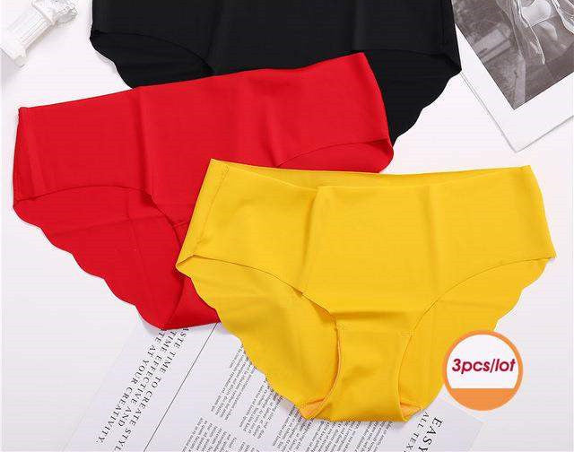 3Pcs Combo Panties UnderPant Briefs For Women Ladies - Berlure