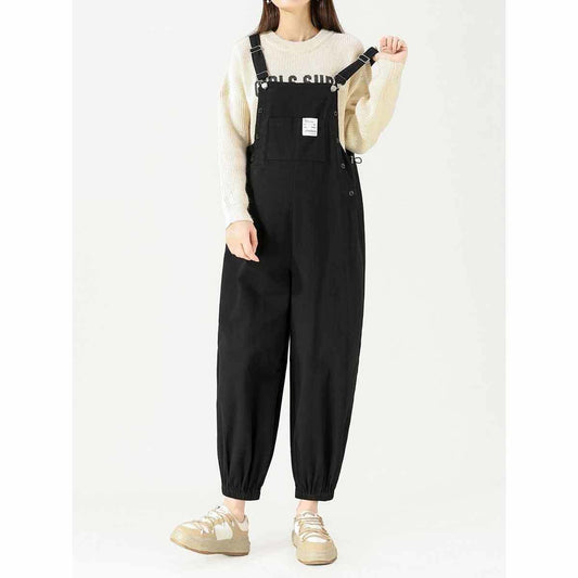 New Outdoor Thin Plus Size Loose Maternity Bib Pants - Berlure