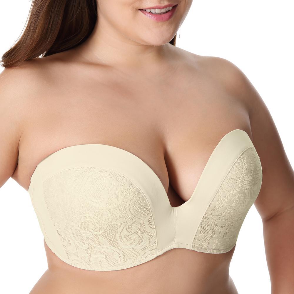Strapless Non-slip Thin Tube Top Bra Invisible - Berlure