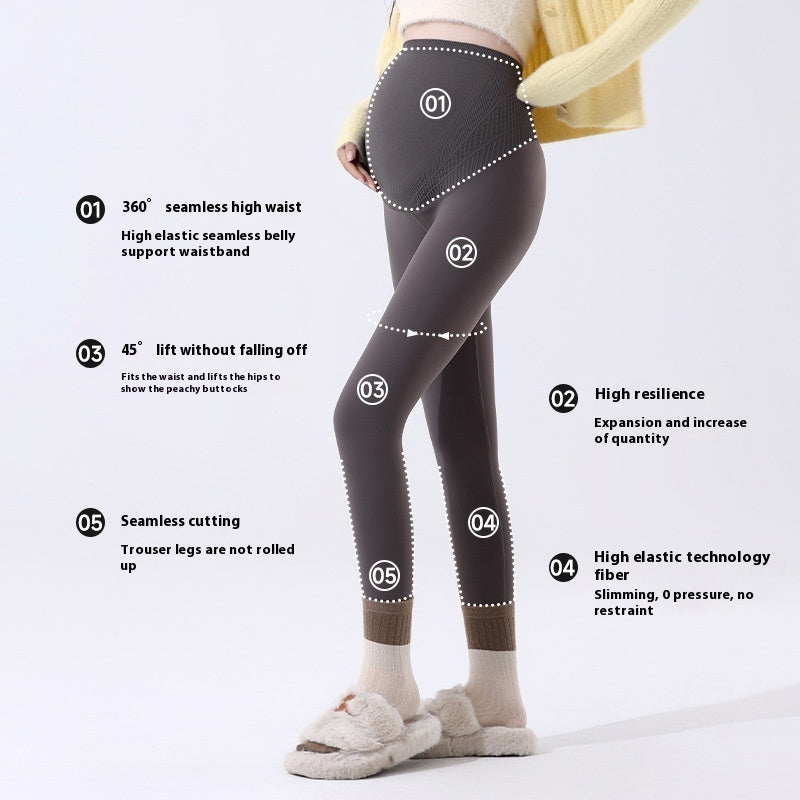 All-matching Maternity Clothes Autumn And Winter Shark Pants - Berlure