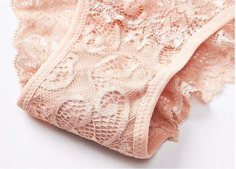 Sexy Mid-waist Lace Lace Women's Briefs For Women - Berlure