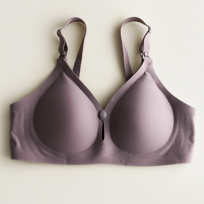 Maternity Underwear Nursing Push Up Bras Postpartum Feeding Front Buckle - Berlure