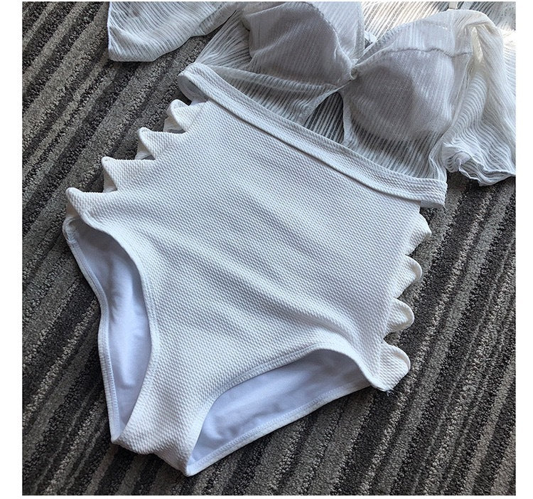 High waist hot spring swimsuit - Berlure