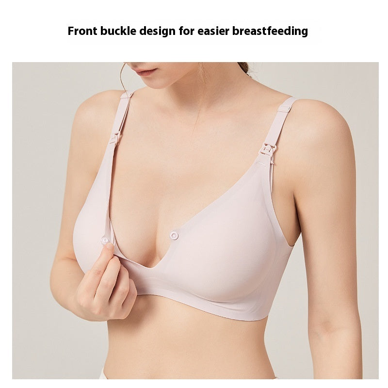 Maternity Underwear Nursing Push Up Bras Postpartum Feeding Front Buckle - Berlure