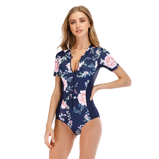 Surf suit one-piece swimsuit - Berlure