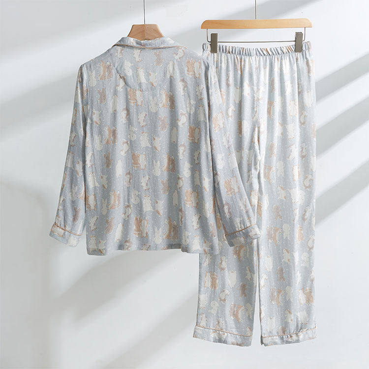 Simple Women's Pajama Suit Homewear - Berlure