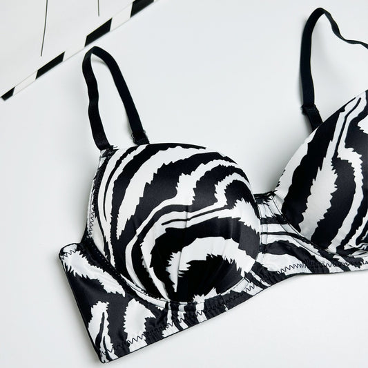 Sexy Zebra Push Up Women's Bra - Berlure