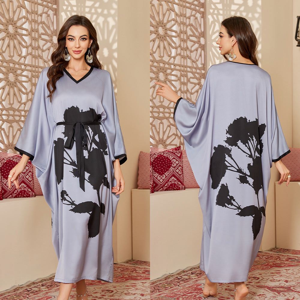Fashion Personality New Satin Nightgown For Women - Berlure