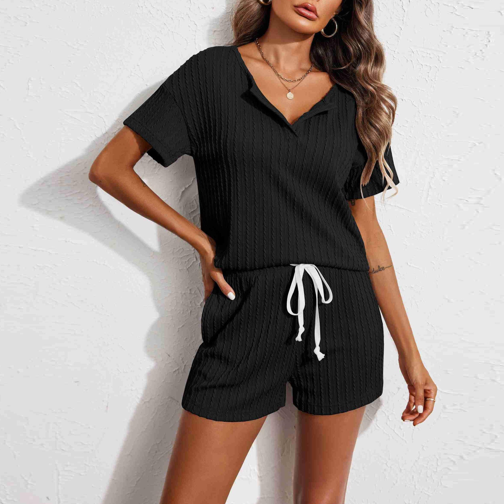 Ladies' Homewear Pajamas Suit Two-piece Set - Berlure