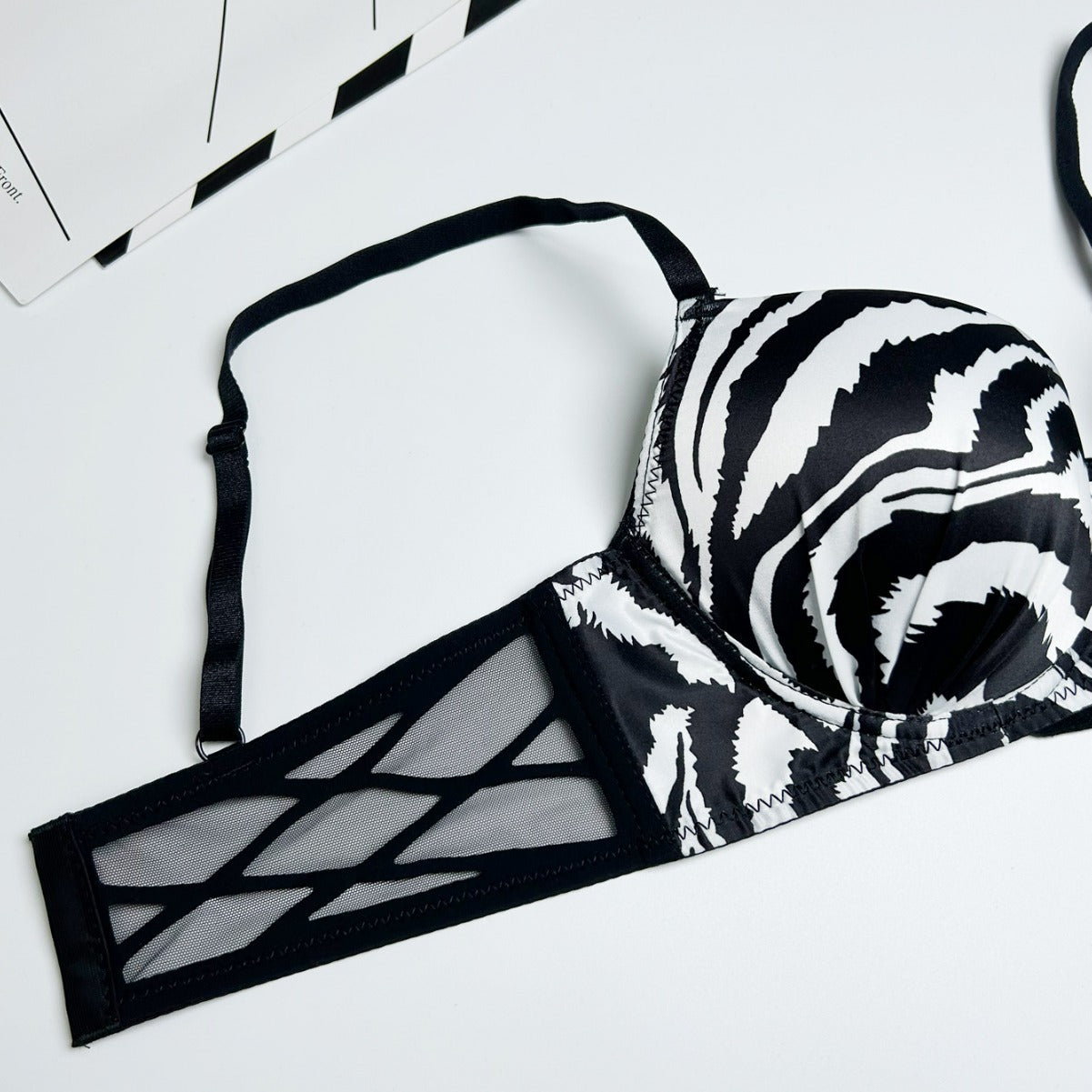 Sexy Zebra Push Up Women's Bra - Berlure