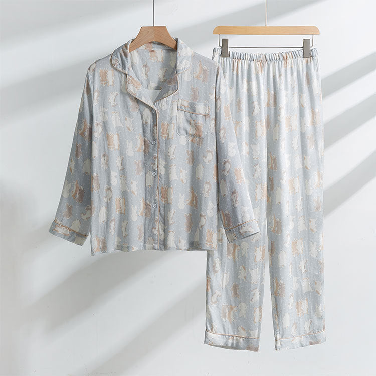 Simple Women's Pajama Suit Homewear - Berlure