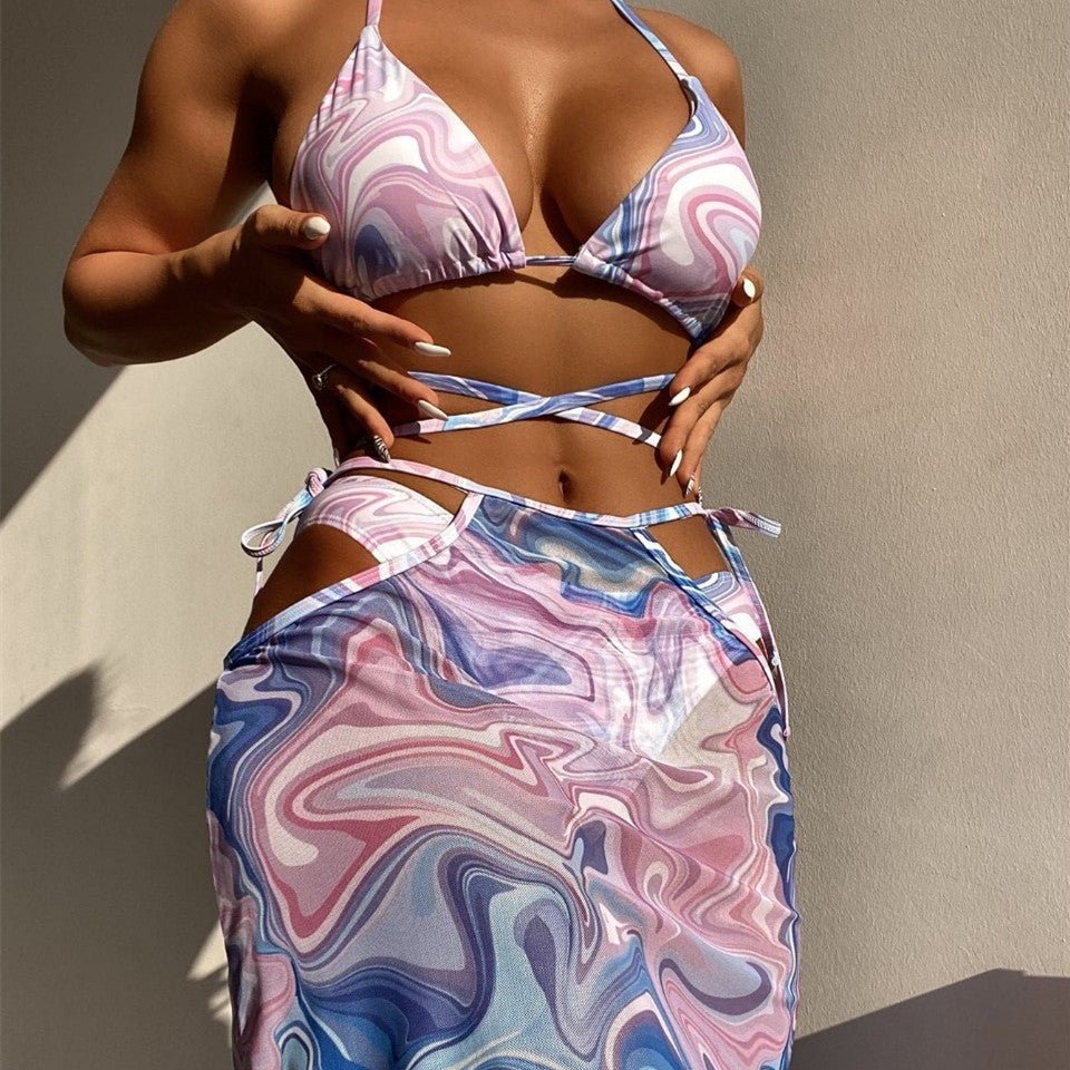 Bikini 3 - piece Beach Skirt For Women | Lingerie | Berlure