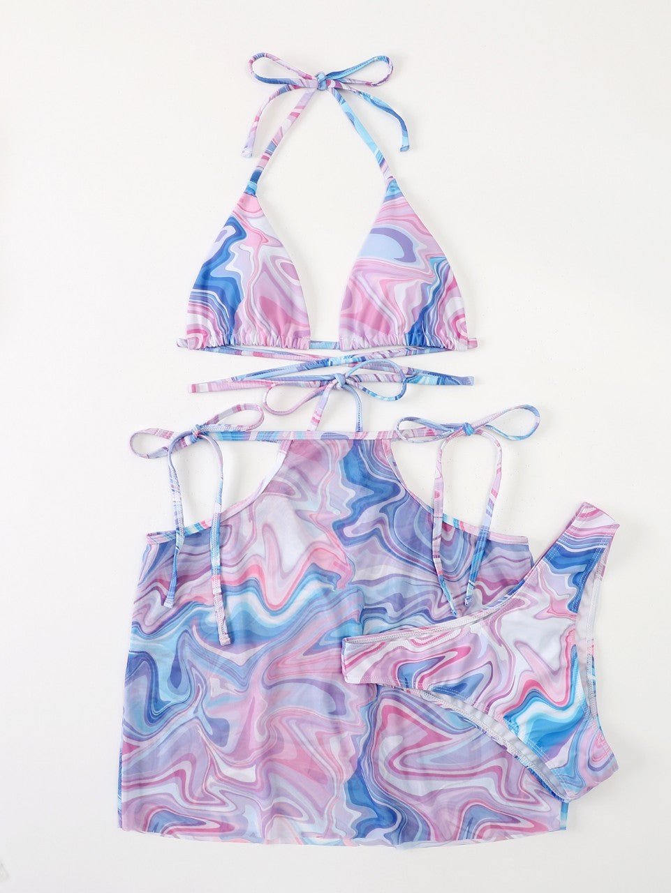 Bikini 3 - piece Beach Skirt For Women | Lingerie | Berlure