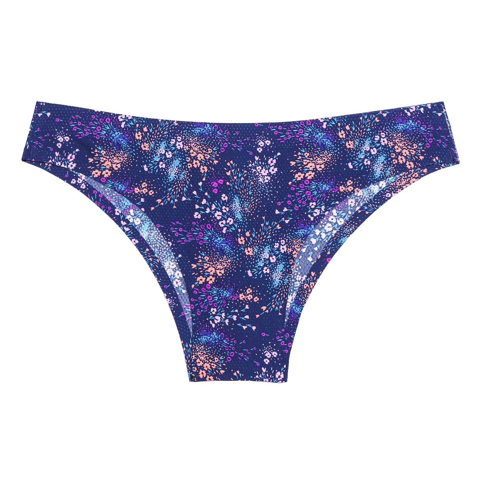 Breathable Printed Seamless Floral Briefs For Women - Berlure