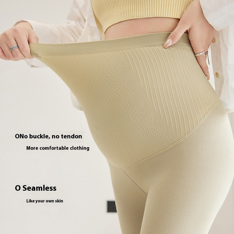 Biodegradable Maternity Seamless Waist Support Belly Support Yoga Pants - Berlure