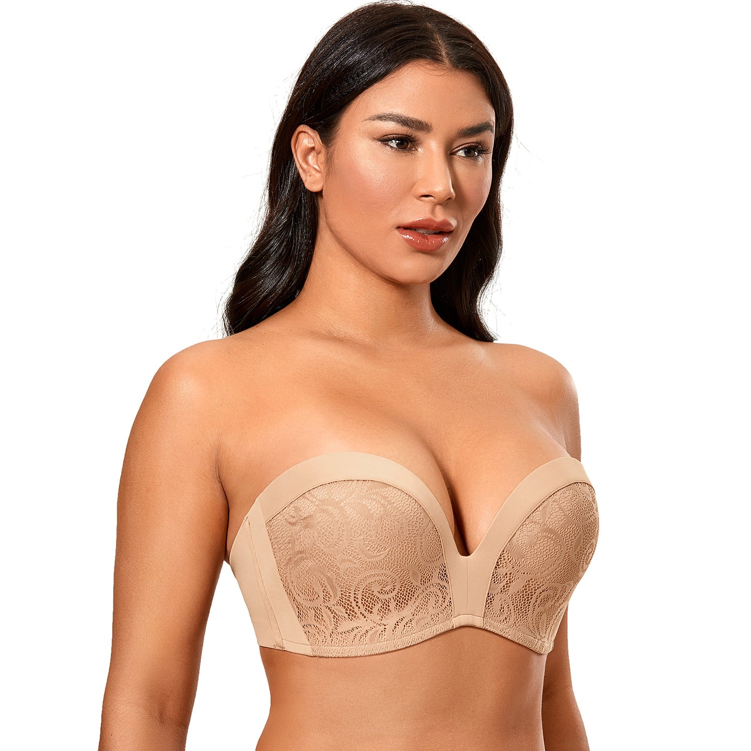Strapless Non-slip Thin Tube Top Bra Invisible - Berlure