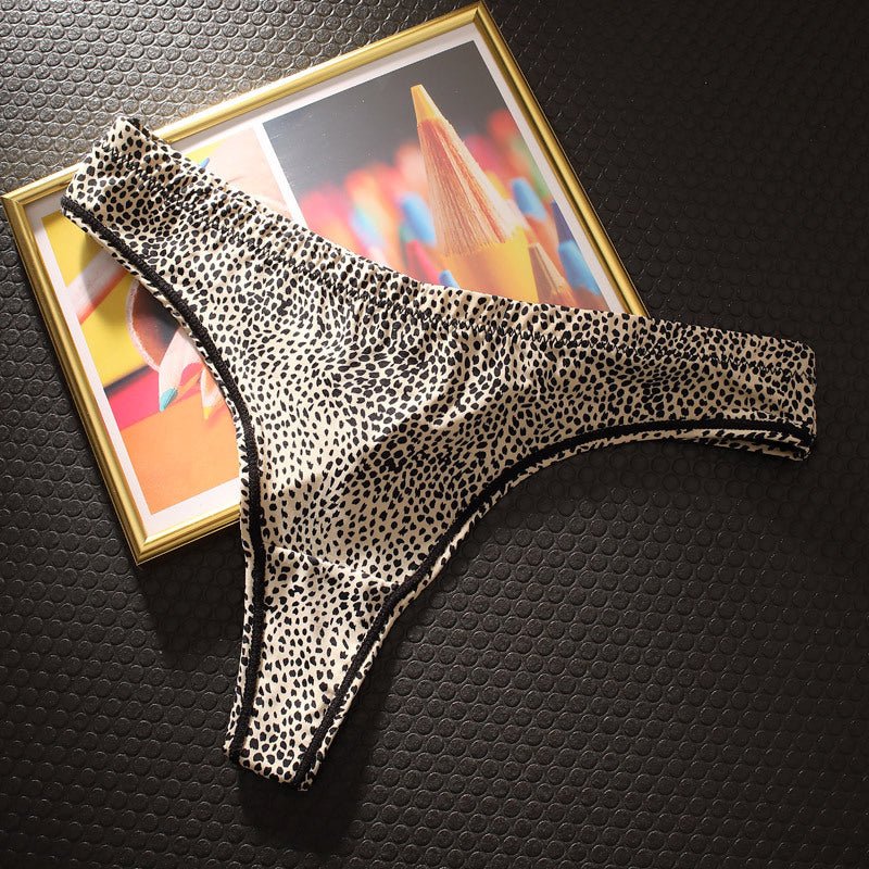 Leopard Print European And American Style Thong Sexy Seamless | Lingerie | Berlure