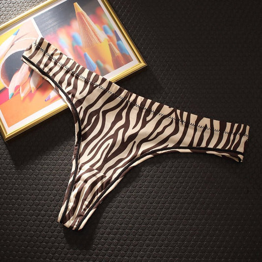 Leopard Print European And American Style Thong Sexy Seamless | Lingerie | Berlure