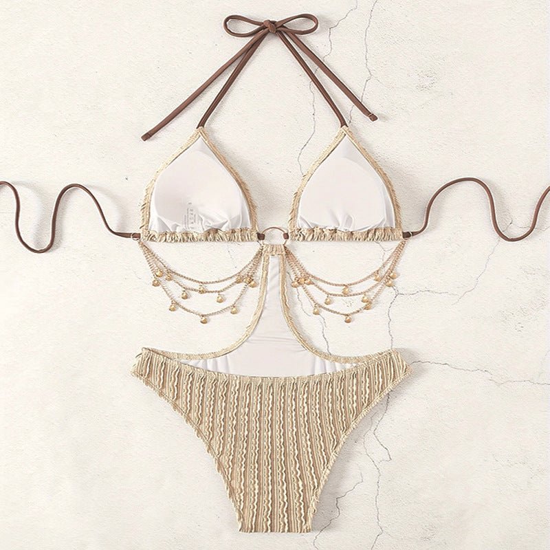 New Lace - up Sexy Cutout Bikini One - piece Swimsuit | Lingerie | Berlure