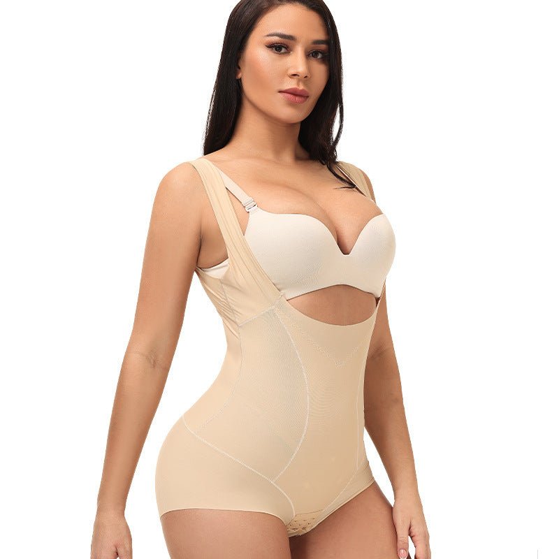 Non - marking One - piece Shapewear Shorts High - elastic Abdomen Corset Bodysuit | Lingerie | Berlure