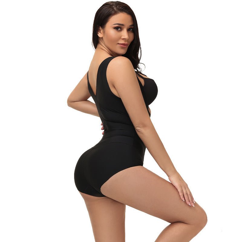 Non - marking One - piece Shapewear Shorts High - elastic Abdomen Corset Bodysuit | Lingerie | Berlure