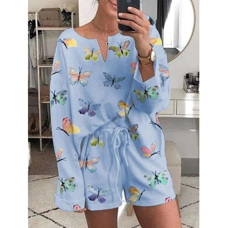 Women Casual Printed Pajamas And Home Wear Suits | Lingerie | Berlure