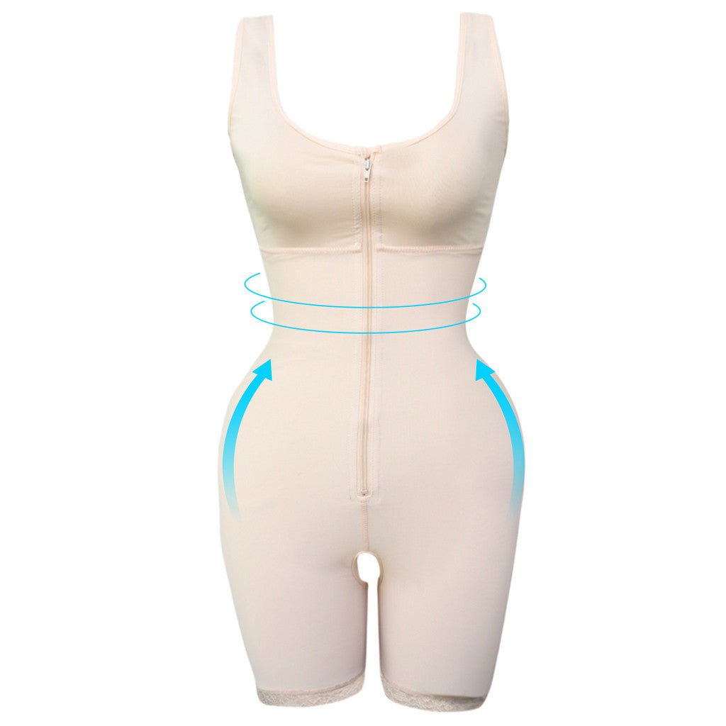 Women's Zipper Slimming Bodysuit Shapewear | Lingerie | Berlure