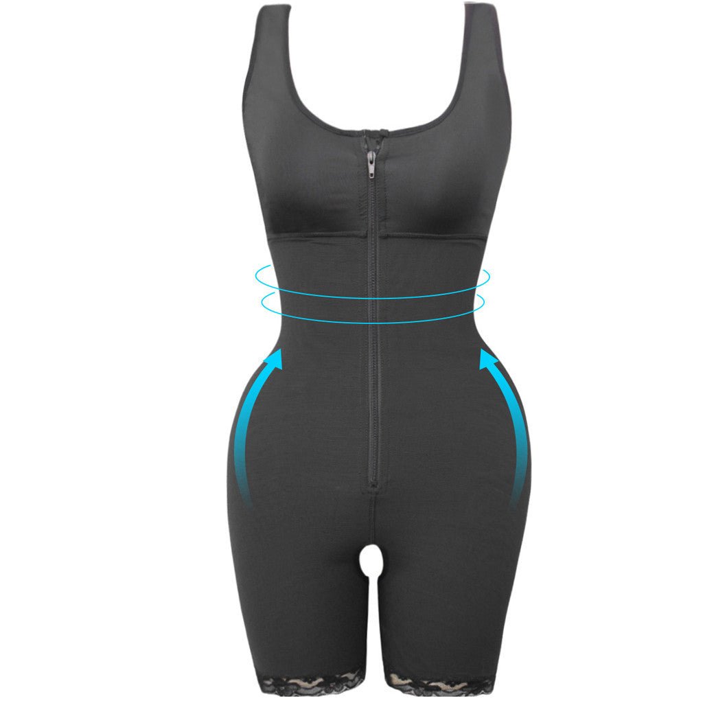Women's Zipper Slimming Bodysuit Shapewear | Lingerie | Berlure
