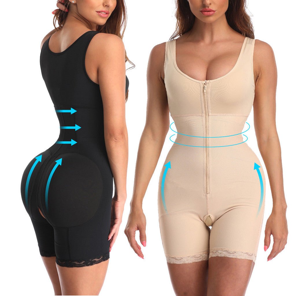 Women's Zipper Slimming Bodysuit Shapewear | Lingerie | Berlure