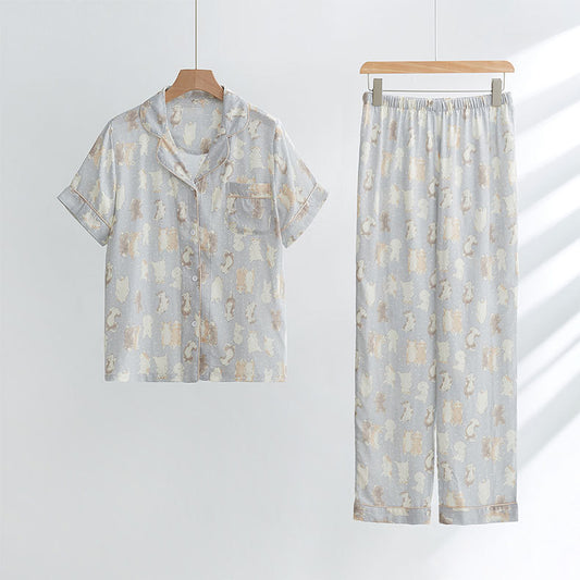 Simple Women's Pajama Suit Homewear - Berlure